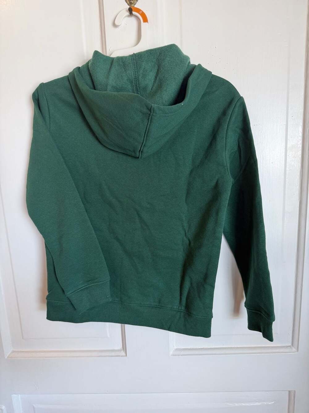 Child’s Cat & Jack Zip Up Hoodie Size 6/7 Dark Green Fleece